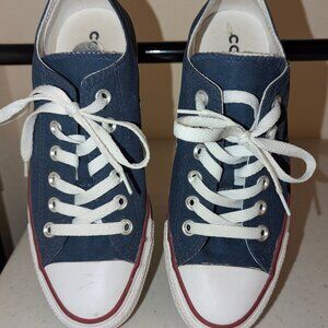 Converse All Stars Sz 7 navy blue low top
